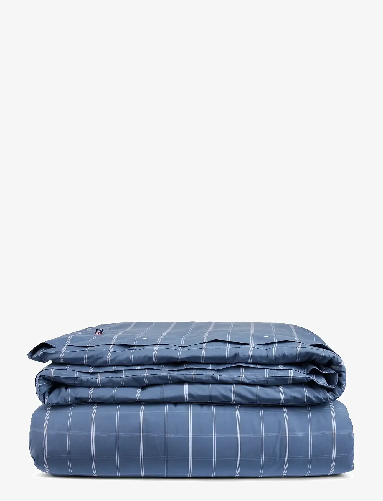 Lexington Home - Checked Cotton Poplin Bed Set - shop by price - misty blue/white - 1