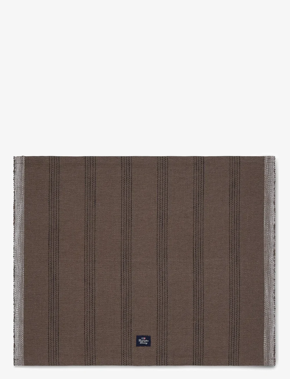 Lexington Home - Striped Organic Cotton Runner - duge & bordløbere - stone/black - 1