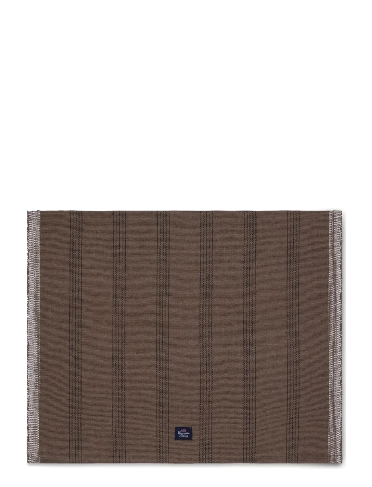 Lexington Home Striped Organic Cotton Placemat, 40X50, Tableware, Braun - Placemats, Homeware