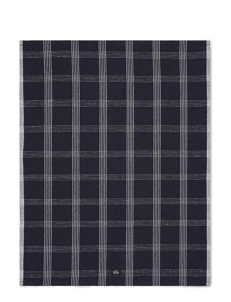 Lexington Home - Checked Linen/Cotton Kitchen Towel - kökshanddukar - black/white - 0
