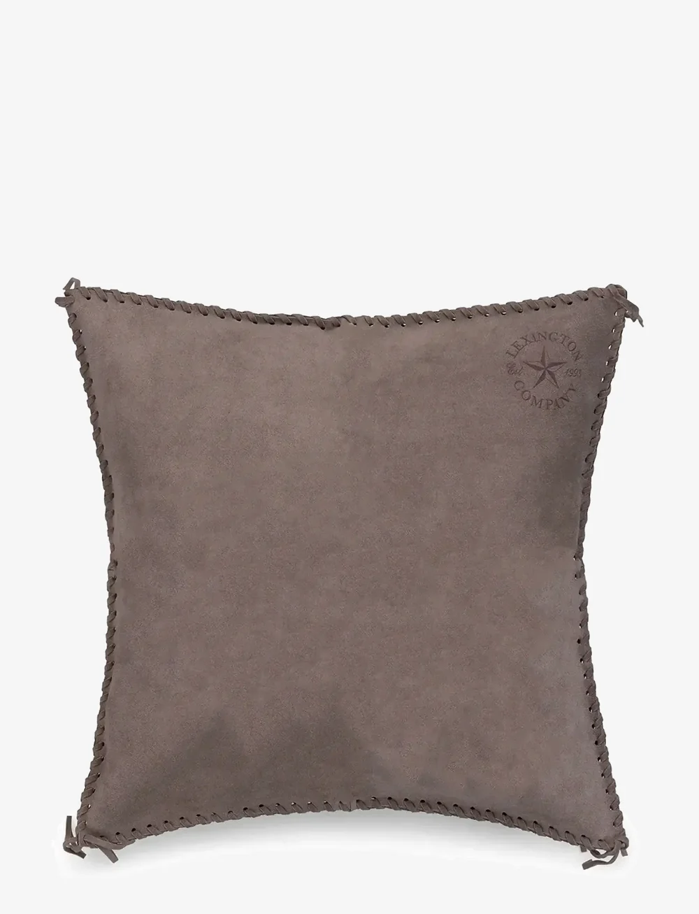 Lexington Home - Catskills Logo Linen/Cotton Pillow Cover - pudebetræk - stone/lt beige - 1