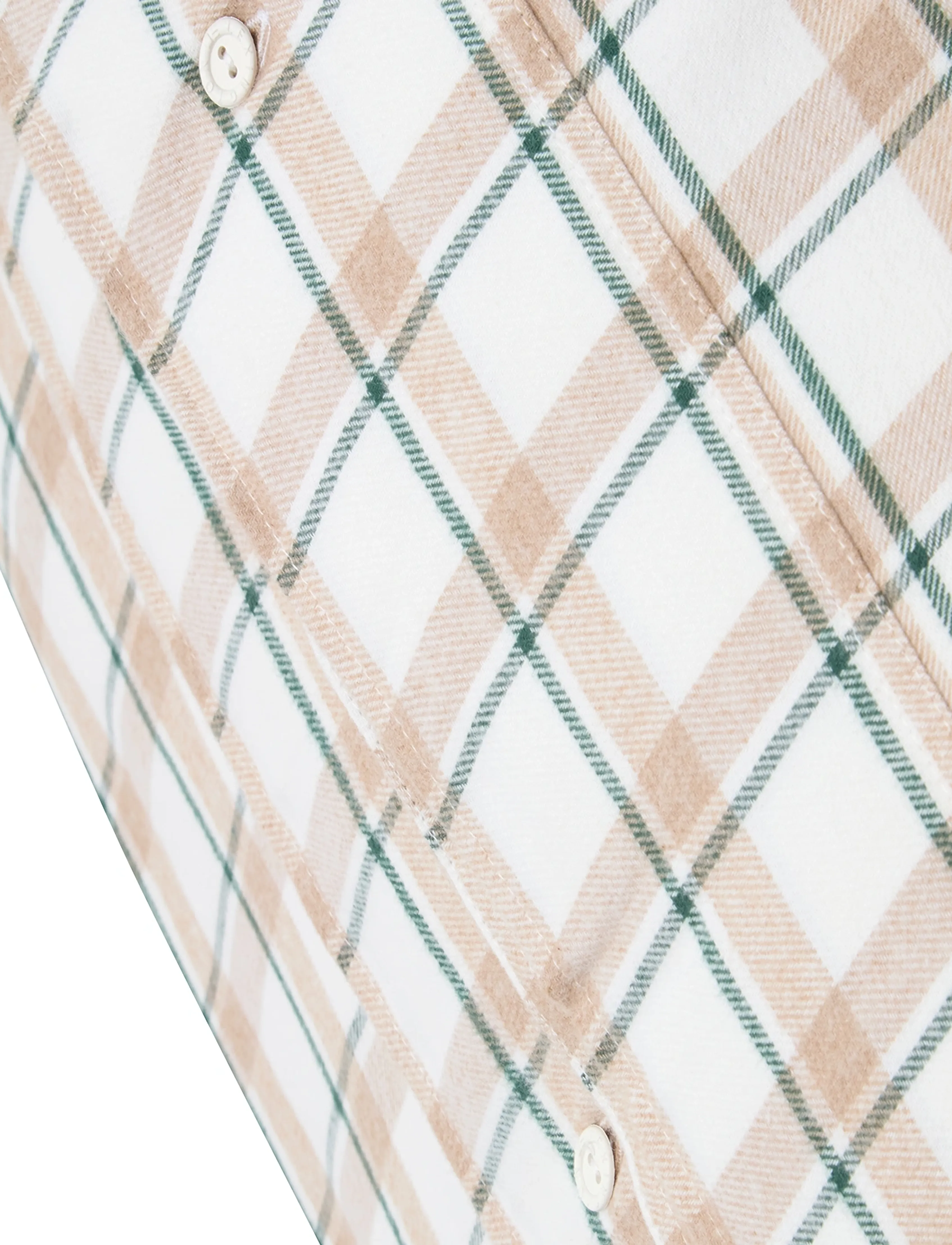 Lexington Home - GreenBeigeWhite Checked Cotton Flannel Bed Set - voodiriiete komplektid - green/beige/white - 4