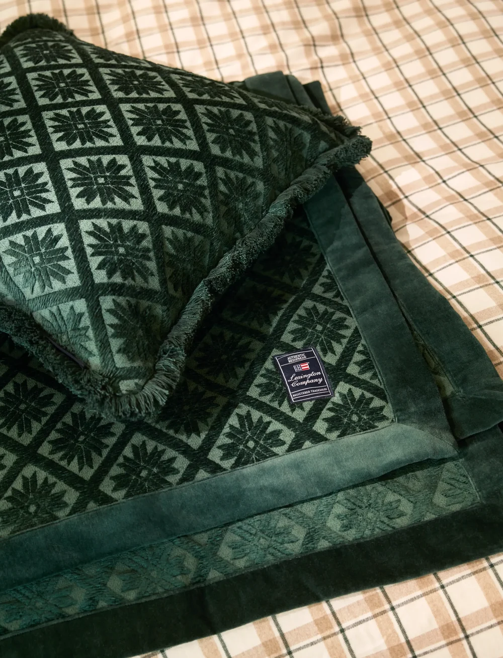 Lexington Home - Jacquard Viscose/Cotton Bedspread - Över 1000 kr - green - 3