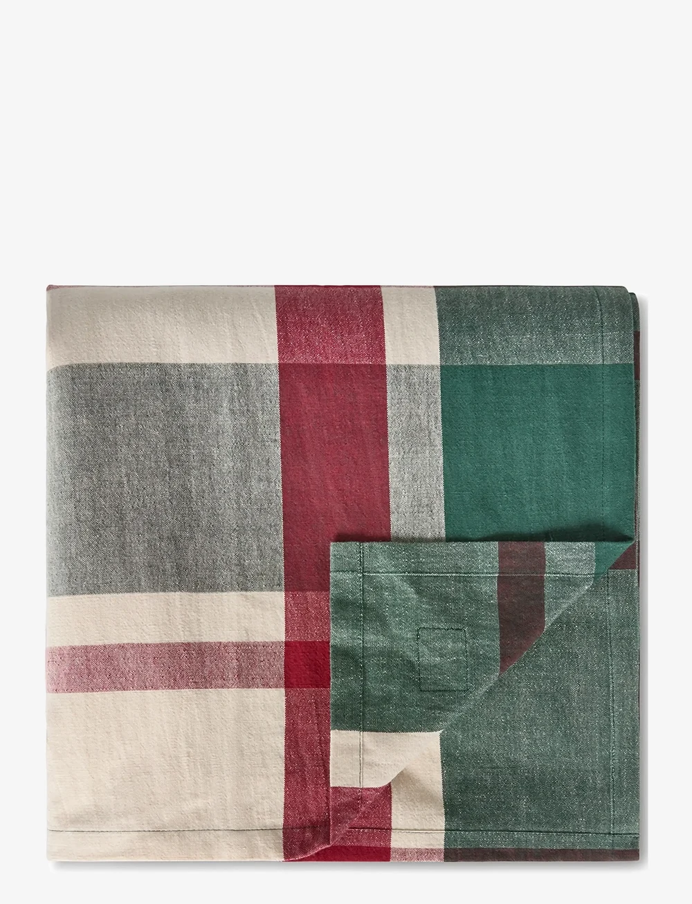 Lexington Home - Checked Linen/Cotton Tablecloth - Över 1000 kr - green/red/beige - 1