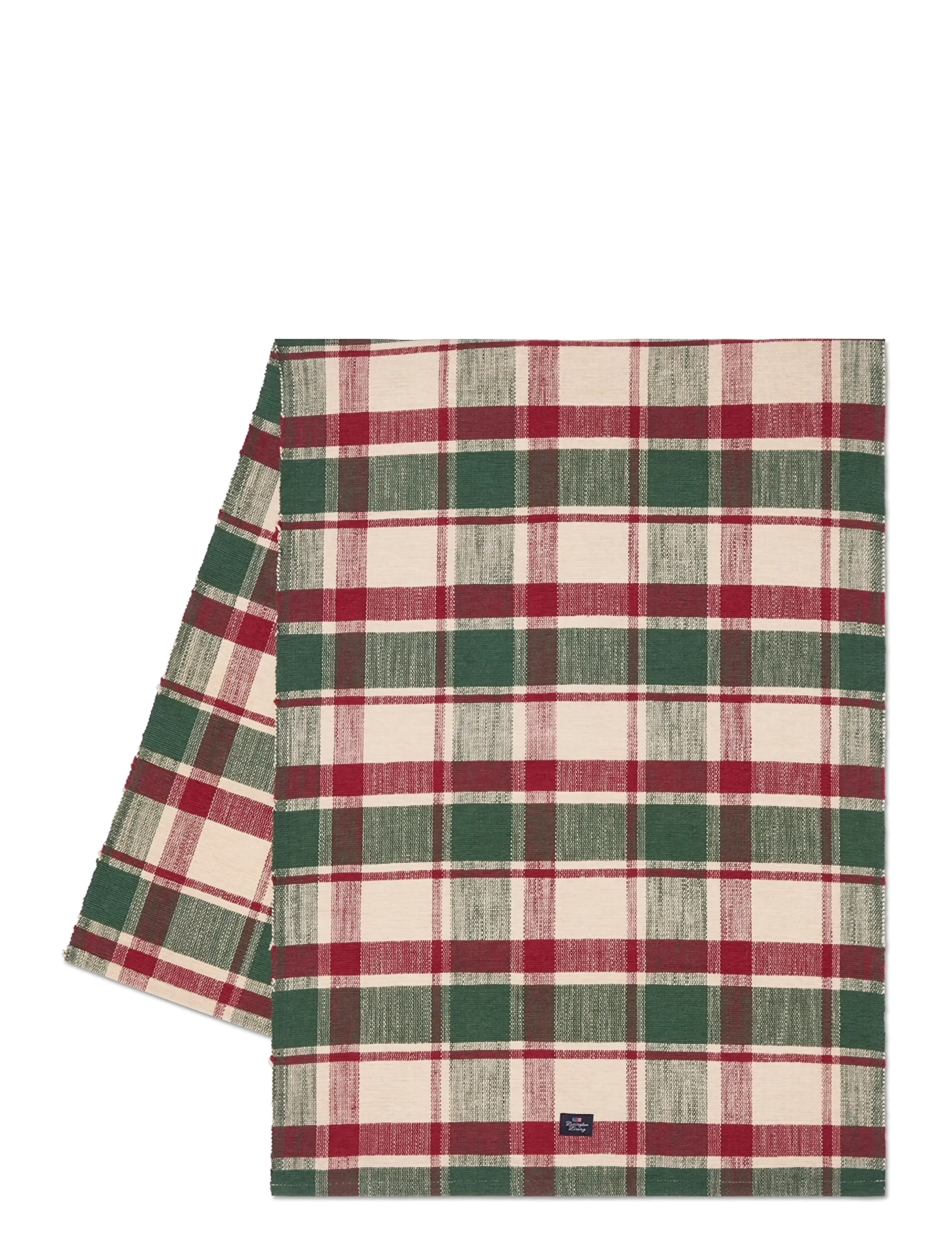 Lexington Home Checked Organic Cotton Rib Runner, 50X250, Kitchen Textiles, Mehrfarbig/gemustert - Tablecloths & Table Runners, Homeware