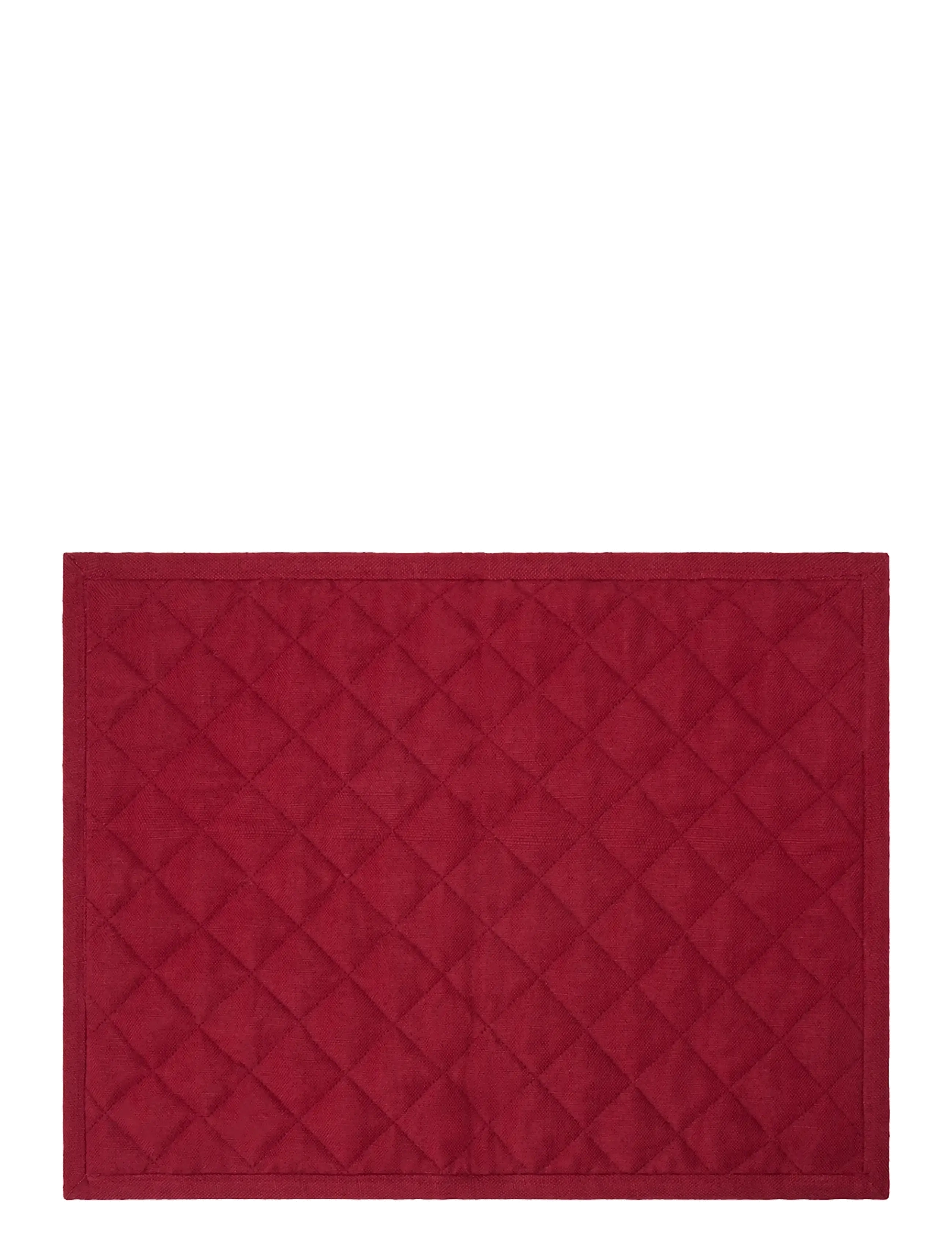 Lexington Home - Quilted Checked Linen/Cotton Placemat - sets de table et dessous de verre - green/red/beige - 1