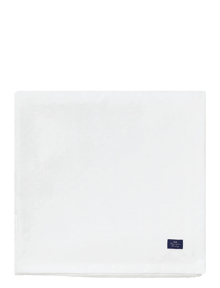 Lexington Home - White Jacquard Cotton Tablecloth - tischdecken & tischläufer - white - 1