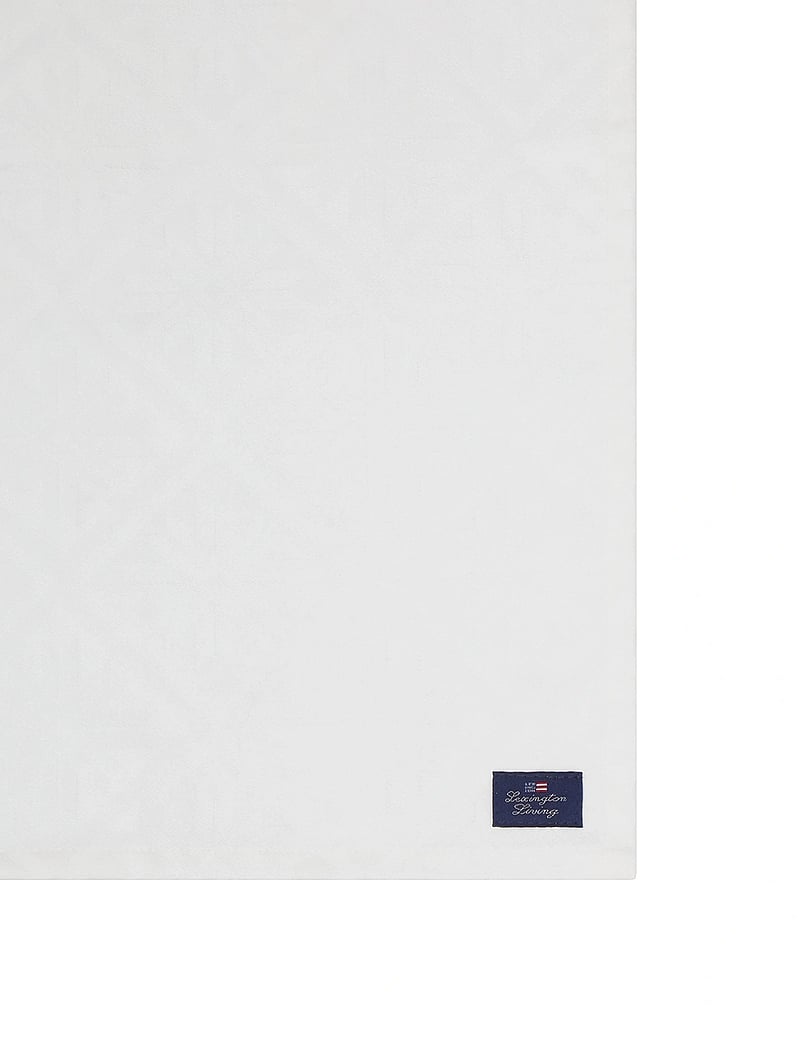 Lexington Home - White Jacquard Cotton Napkin - linen- & cotton napkins - white - 2