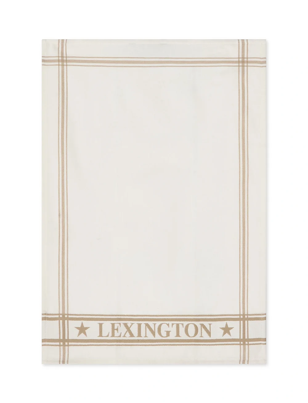 Lexington Home - Cotton Jacquard Kitchen Towel (set of 2) - viskestykker - beige/white - 2