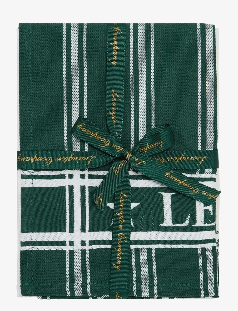 Lexington Home - Cotton Jacquard Kitchen Towel (set of 2) - osta hinnan perusteella - green/white - 0