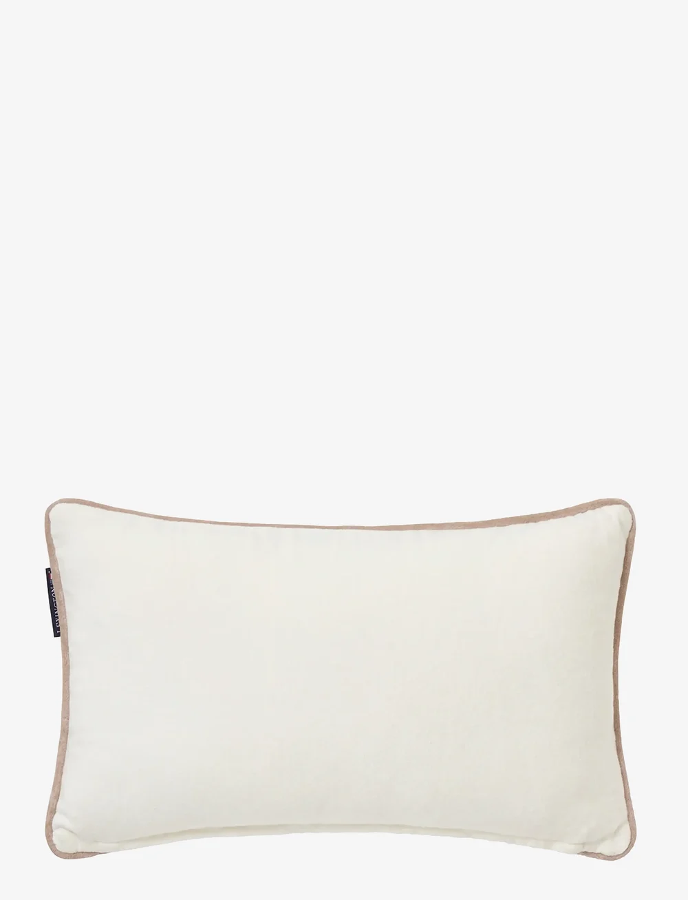 Lexington Home - Ski Resort Organic Cotton Twill 50x30 Pillow - køb efter pris - white/dk blue multi - 1