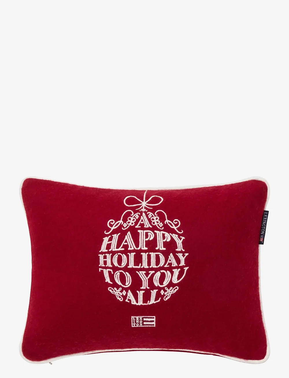 Lexington Home - Ornament Wool Mix 40x30 Pillow - weihnachtstextilien - red/white - 0