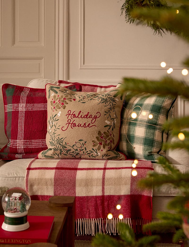 Lexington Home - Holiday House Wool Mix Pillow Cover - beige multi - 2