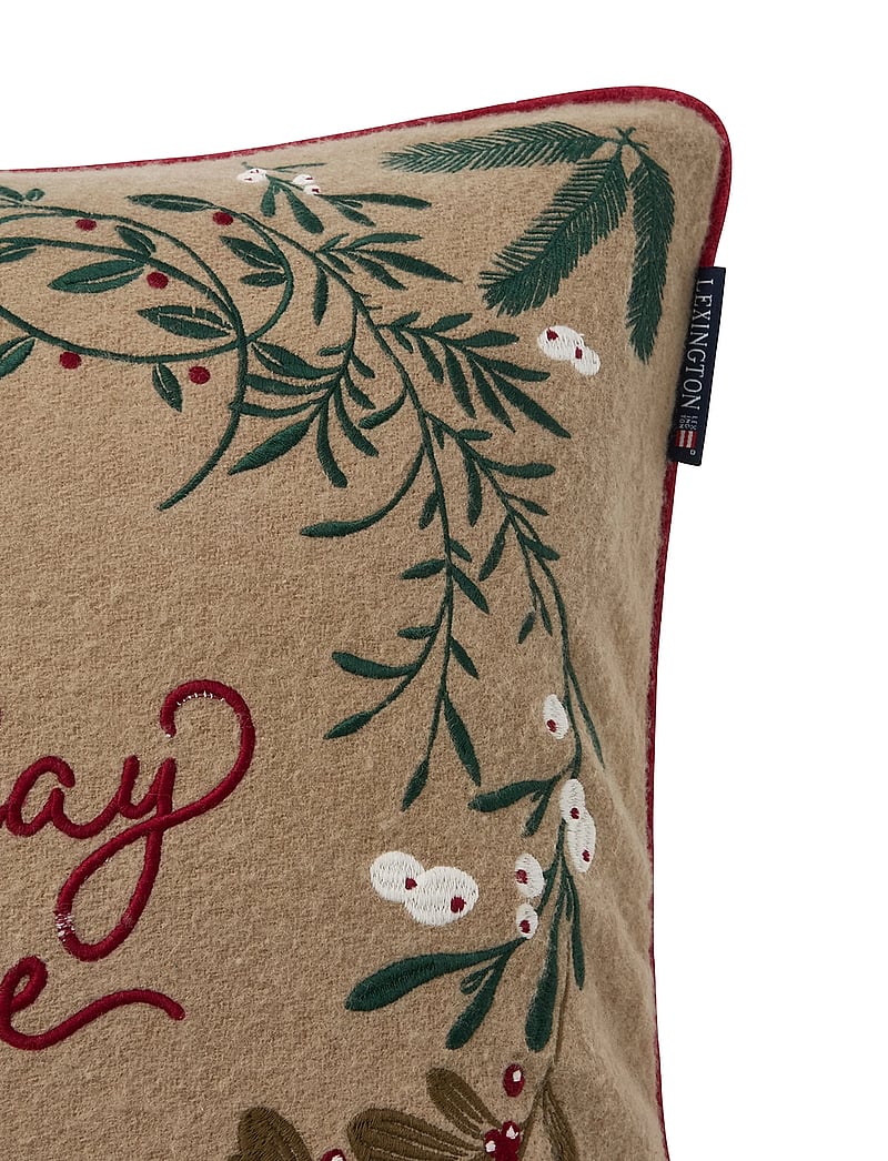 Lexington Home - Holiday House Wool Mix Pillow Cover - beige multi - 3