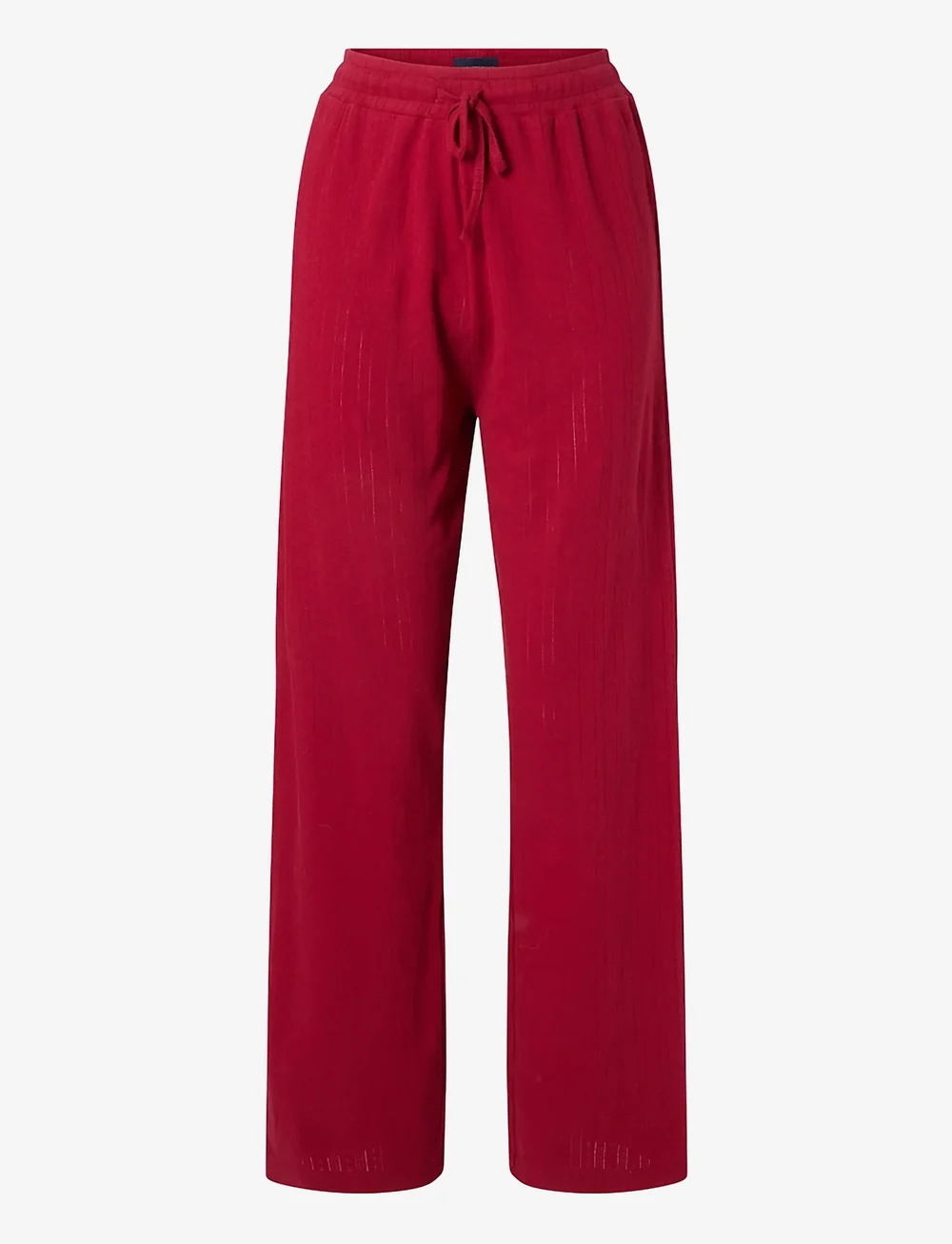 Lexington Home - Pointelle Organic Cotton Jersey Pajama Set - julpynt - red - 1