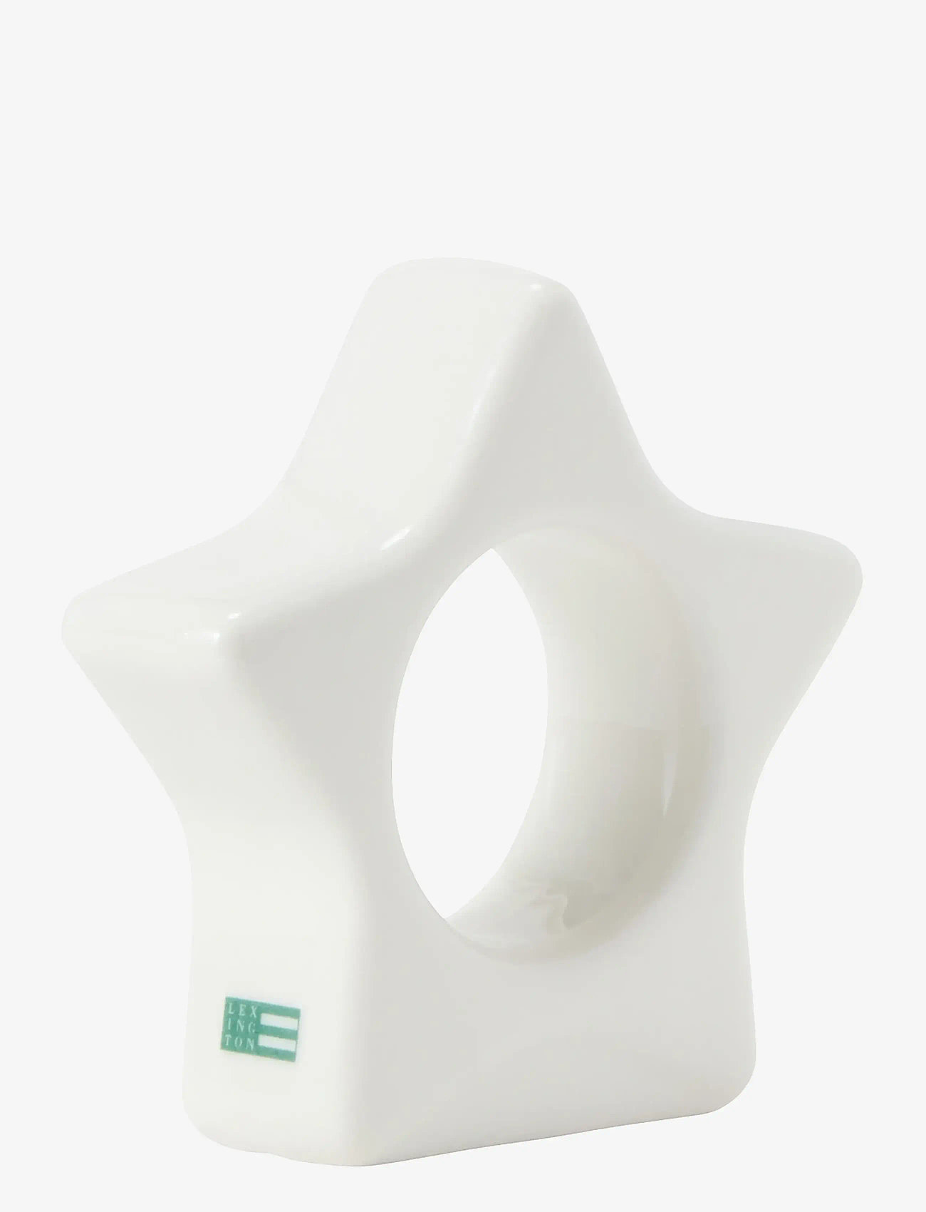 Lexington Home - Star Stoneware Napkin Ring - shop by price - white - 0