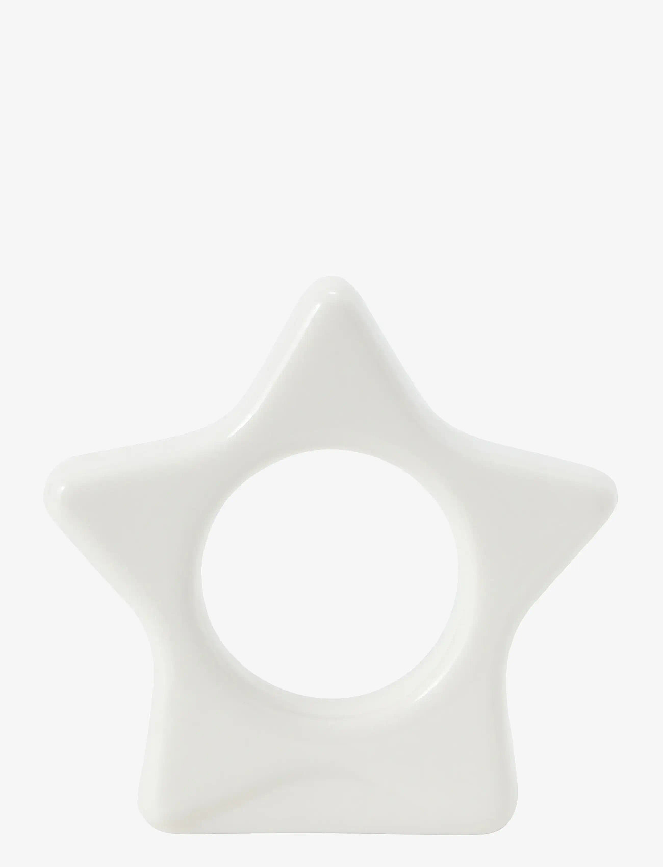Lexington Home - Star Stoneware Napkin Ring - shop by price - white - 1
