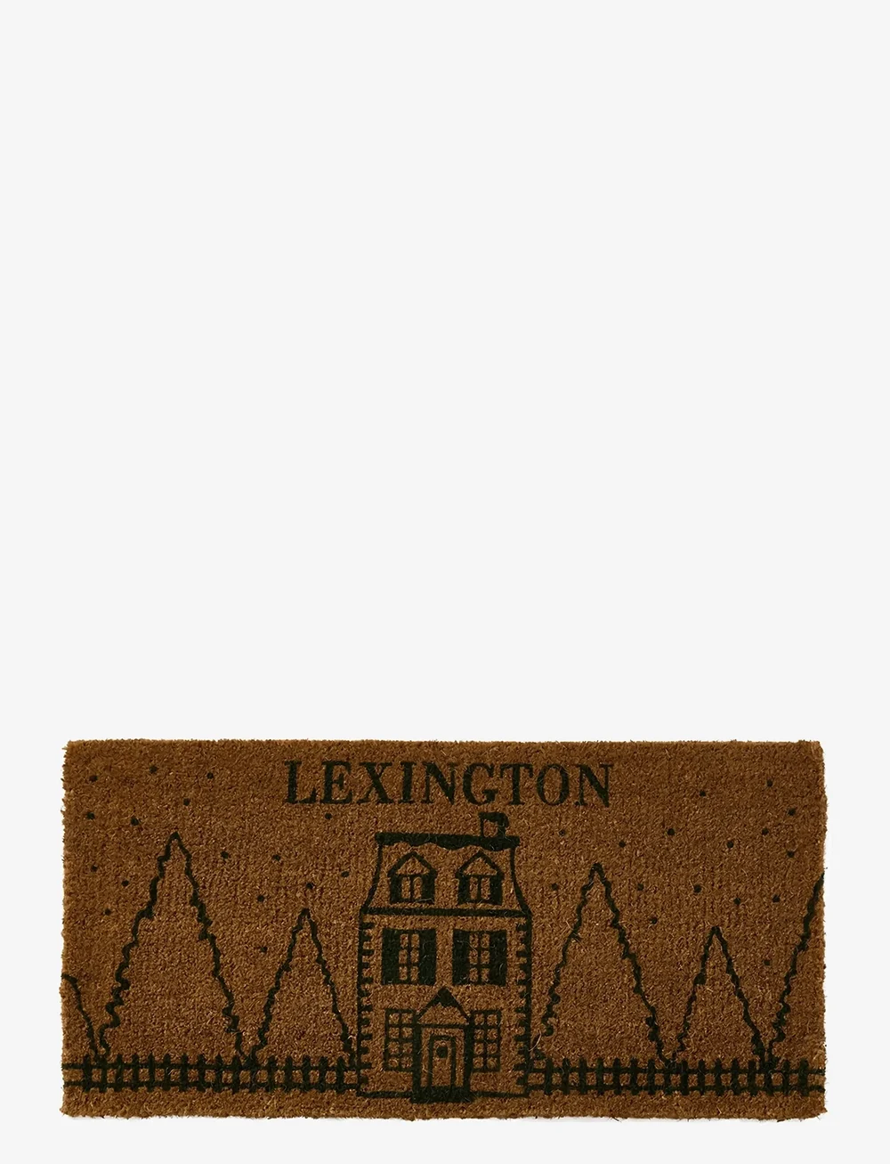 Lexington Home - House Coir Fibre Door Mat - jõulutekstiilid - natural/green - 0