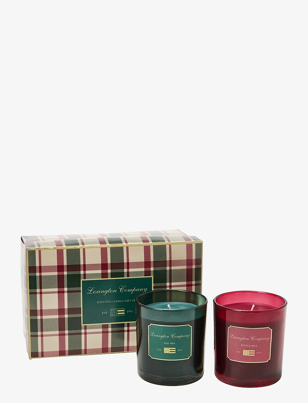 Lexington Home - Scented Candle Holiday Gift Set - køb efter pris - green/red - 0