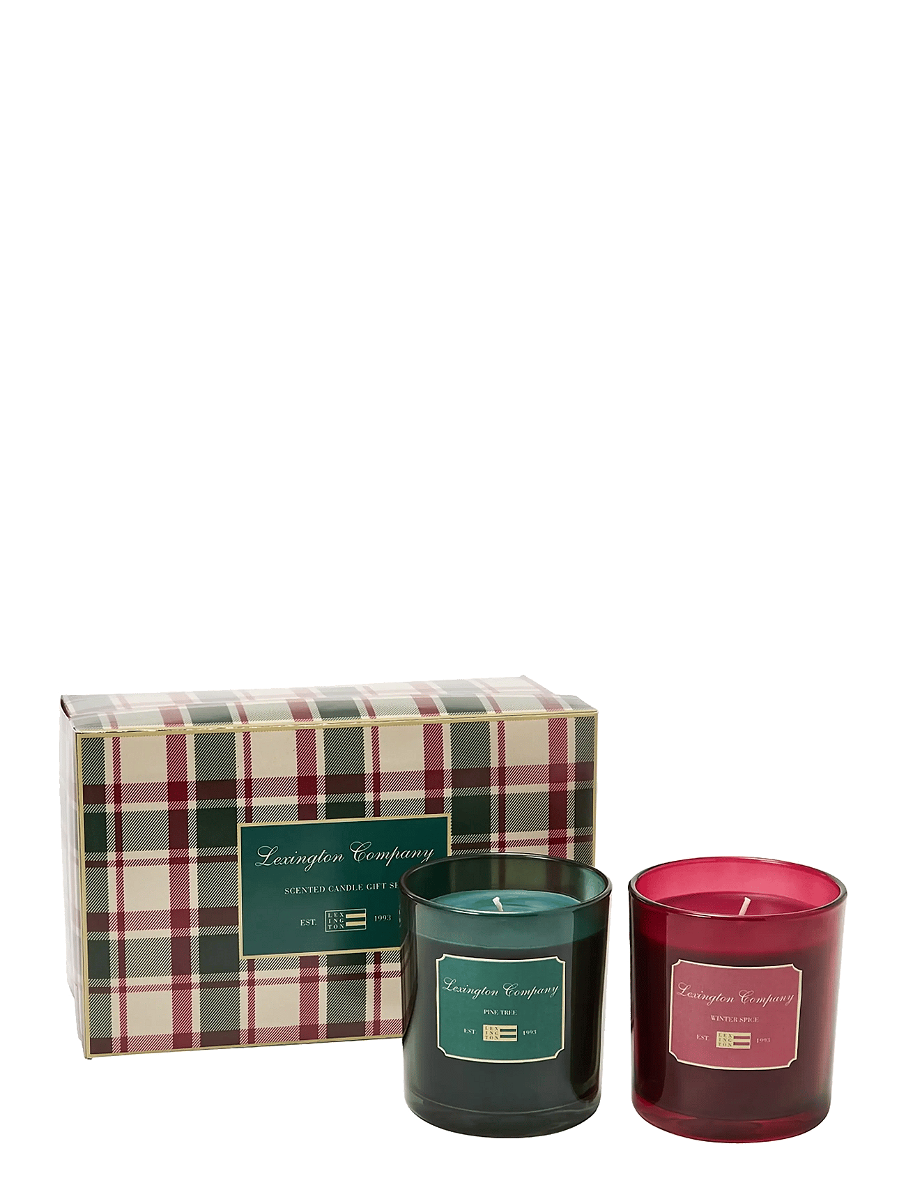 Scented Candle Holiday Gift Set - GREEN