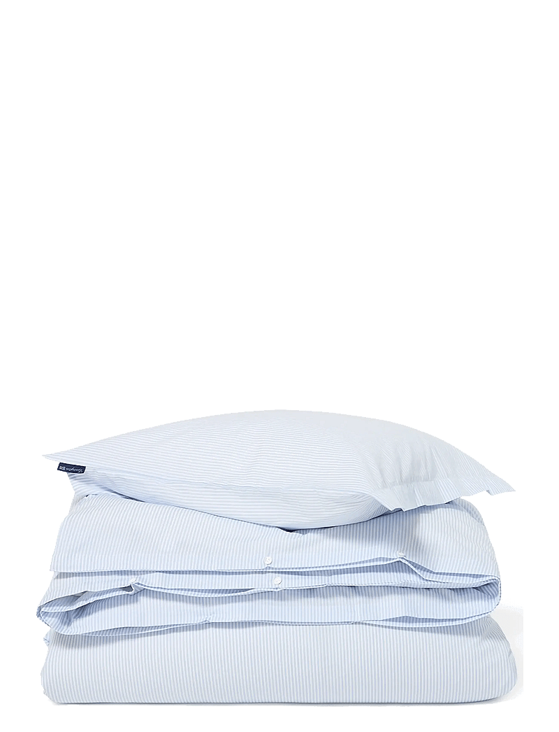 Lexington Home - Blue/White Striped Cotton Sateen Bed Set - blue/white - 0