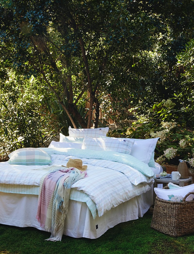 Lexington Home - Blue/White Striped Cotton Sateen Bed Set - blue/white - 2