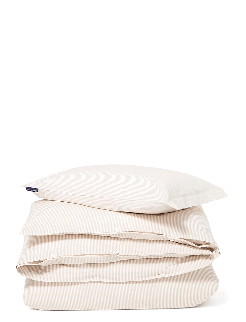 Lexington Home - Beige/White Striped Cotton Sateen Bed Set - bed sets - beige/white - 0