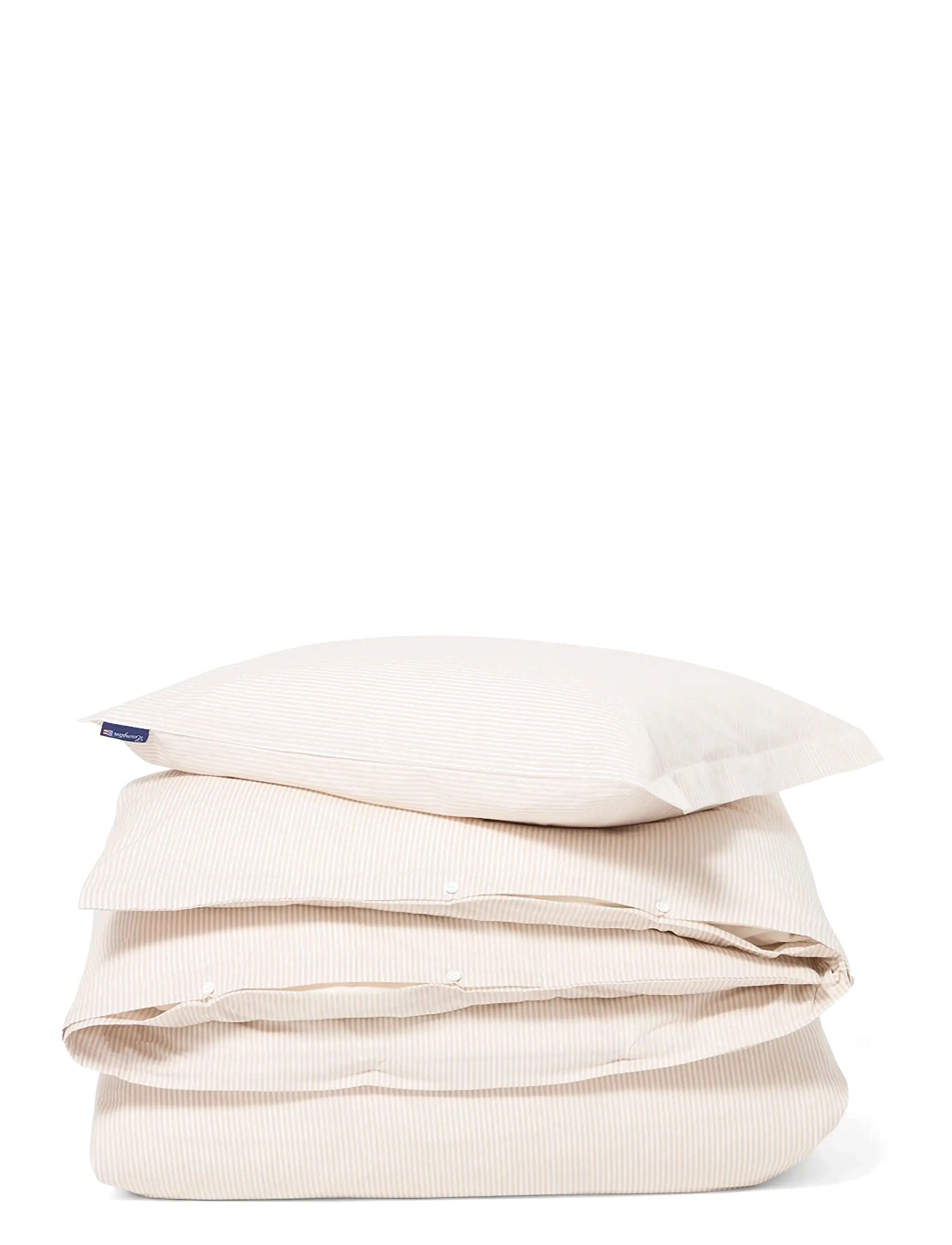 Lexington Home Beige/White Striped Cotton Sateen Bed Set - Påslakanset - BEIGE/WHITE / beige
