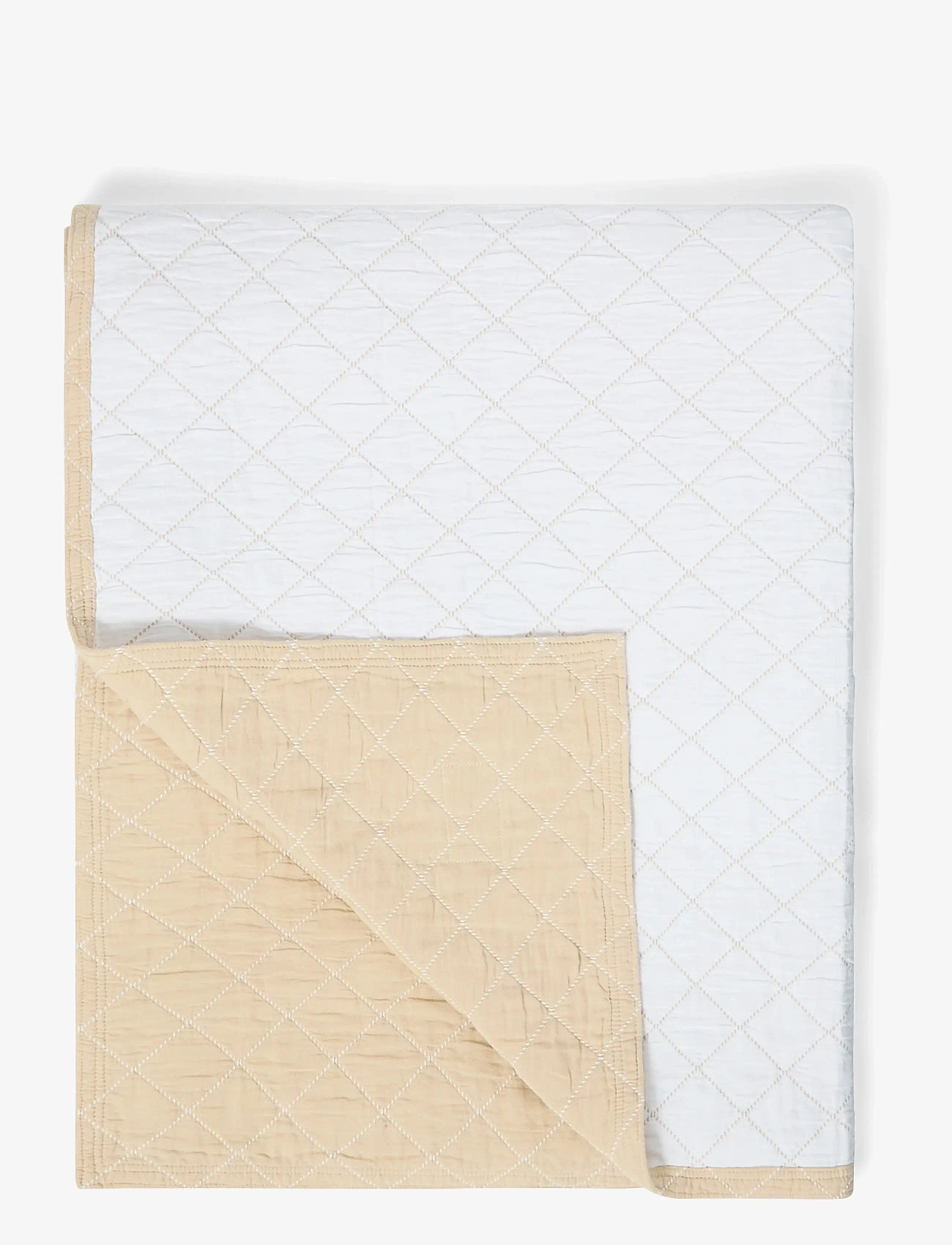 Lexington Home - Jacquard Organic Cotton Bedspread - bedspreads - beige/white - 1