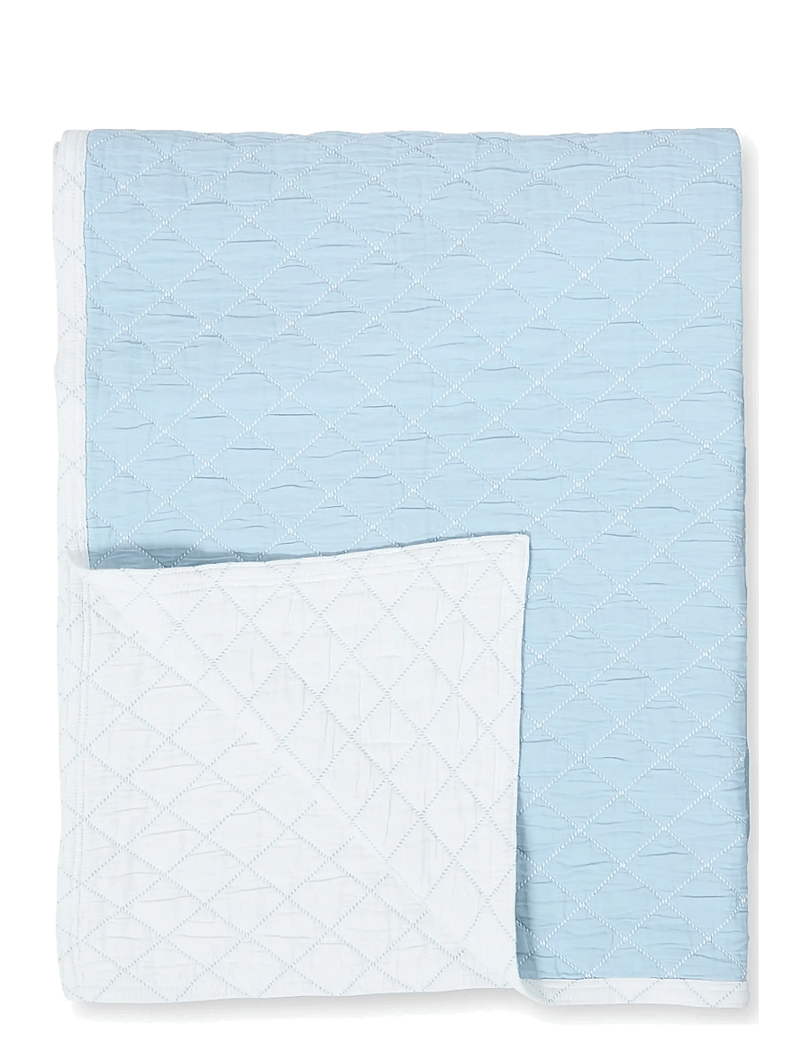 Lexington Home - Jacquard Organic Cotton Bedspread - tagesdecken - white/blue - 1