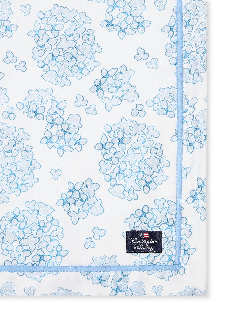 Lexington Home - Floral Printed Organic Cotton Tablecloth - dukar & löpare - blue/white - 4