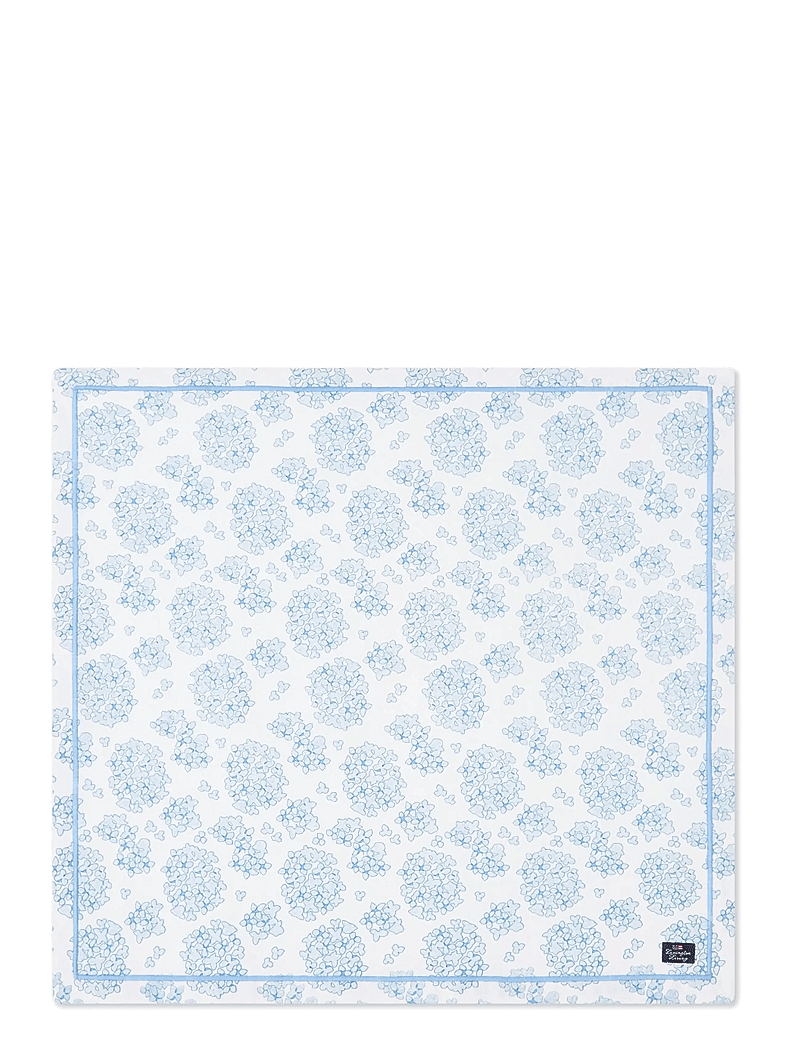 Lexington Home - Floral Printed Organic Cotton Napkin - tygservetter - blue/white - 0