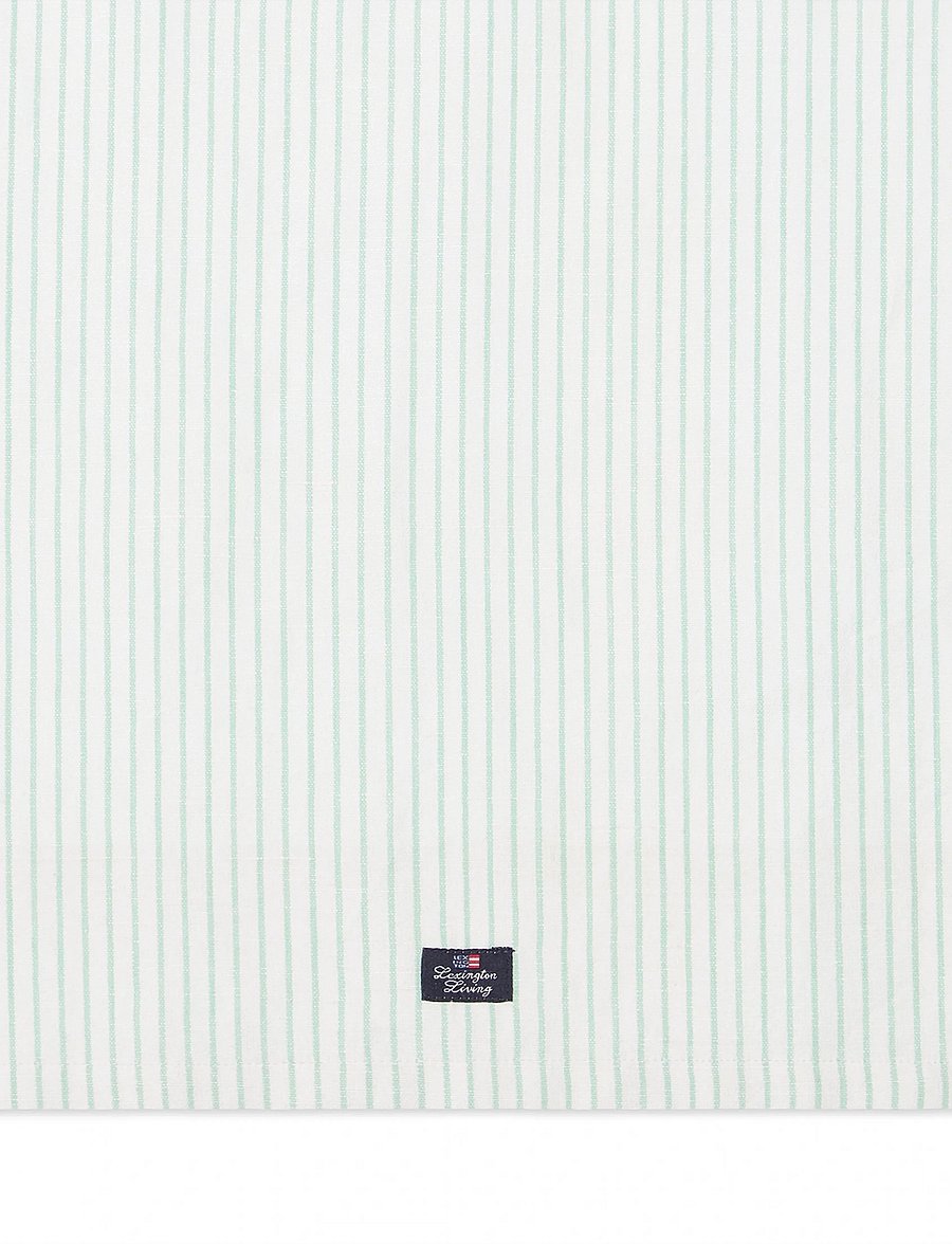 Lexington Home - Striped Linen/Cotton Kitchen Towel - küchenhandtücher - green/white - 2