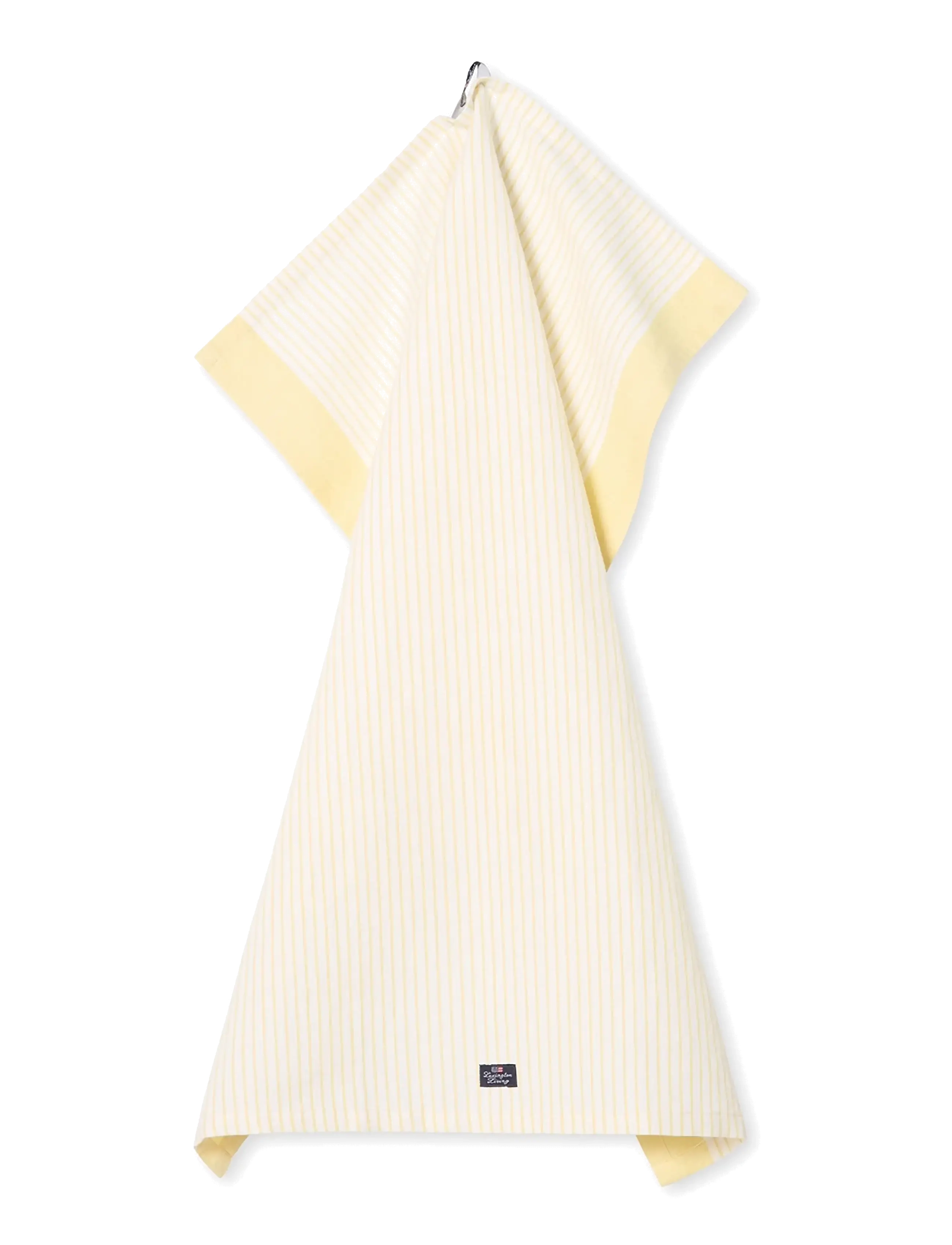 Lexington Home - Striped Linen/Cotton Kitchen Towel - viskestykker - yellow/white - 1