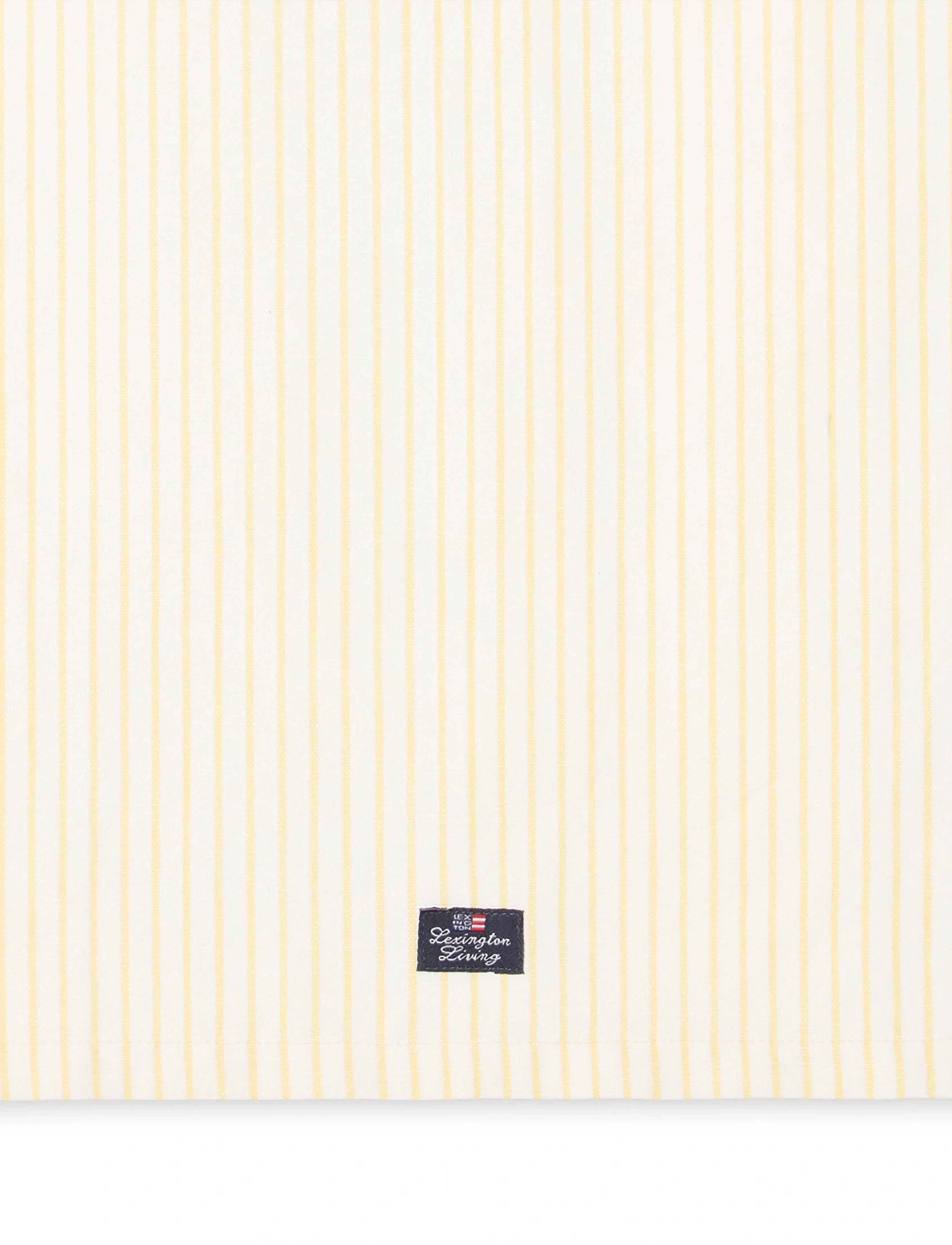 Lexington Home - Striped Linen/Cotton Kitchen Towel - viskestykker - yellow/white - 2