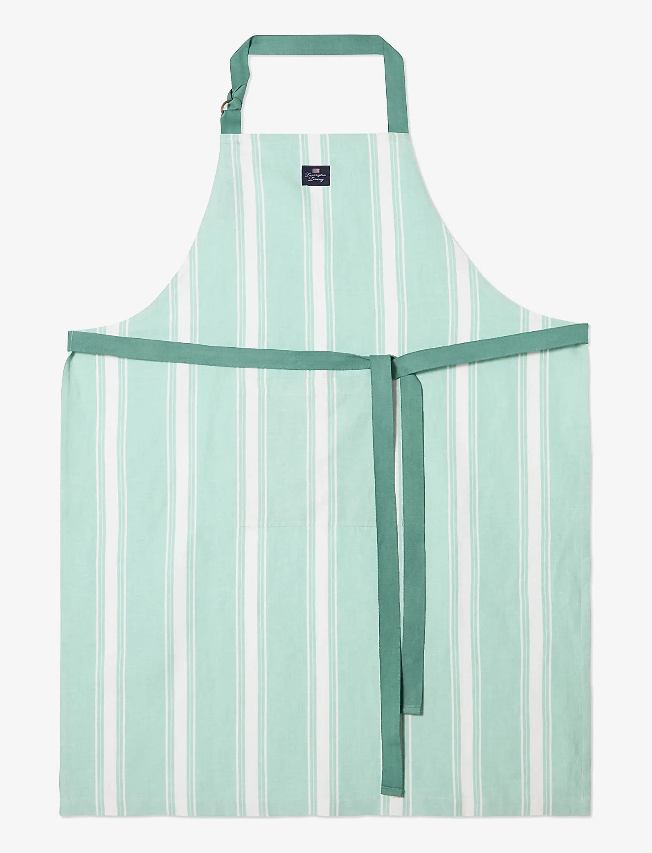 Lexington Home - Striped Linen/Cotton Apron - forklær - green/white - 0
