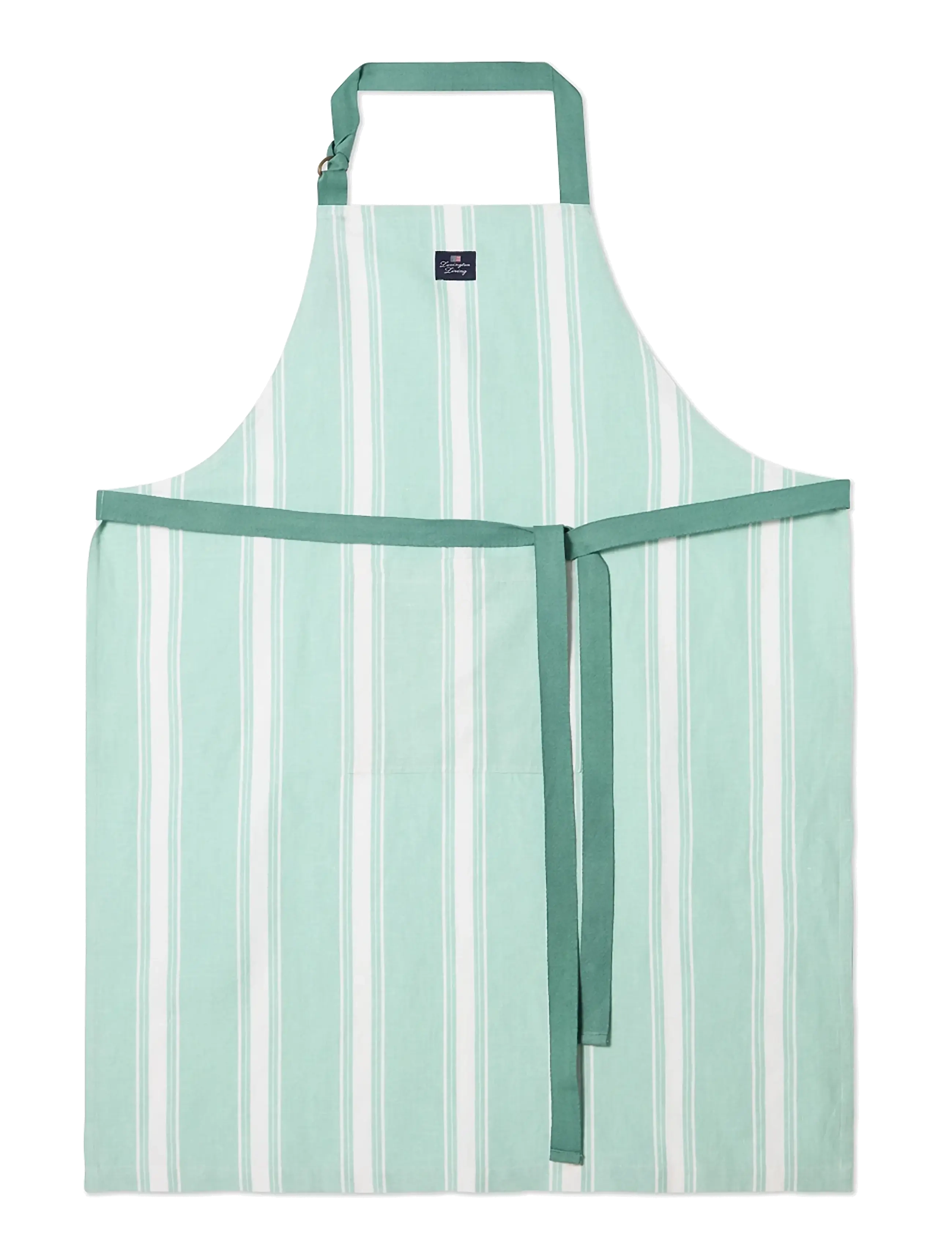 Lexington Home Striped Linen/Cotton Apron - Textilier - GREEN/WHITE / green
