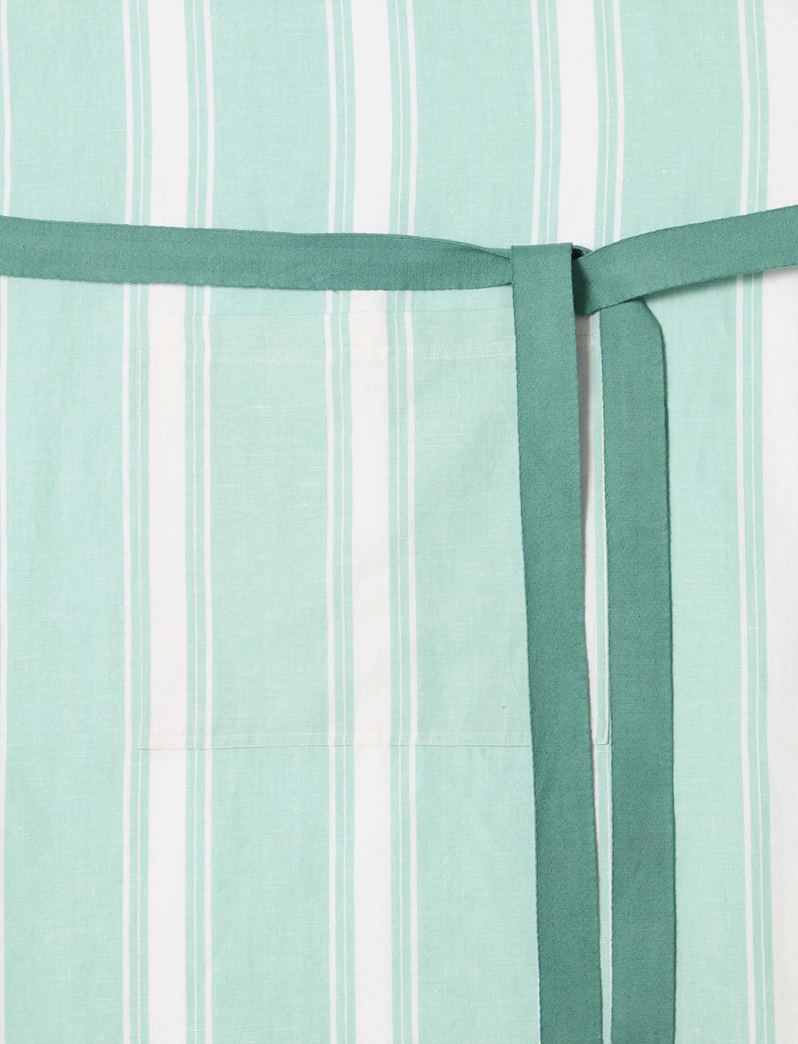 Lexington Home - Striped Linen/Cotton Apron - tabliers - green/white - 1