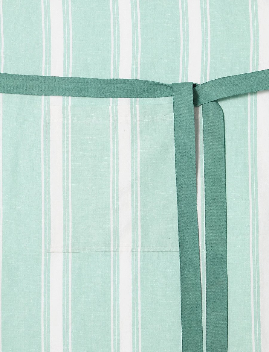 Lexington Home - Striped Linen/Cotton Apron - põlled - green/white - 1