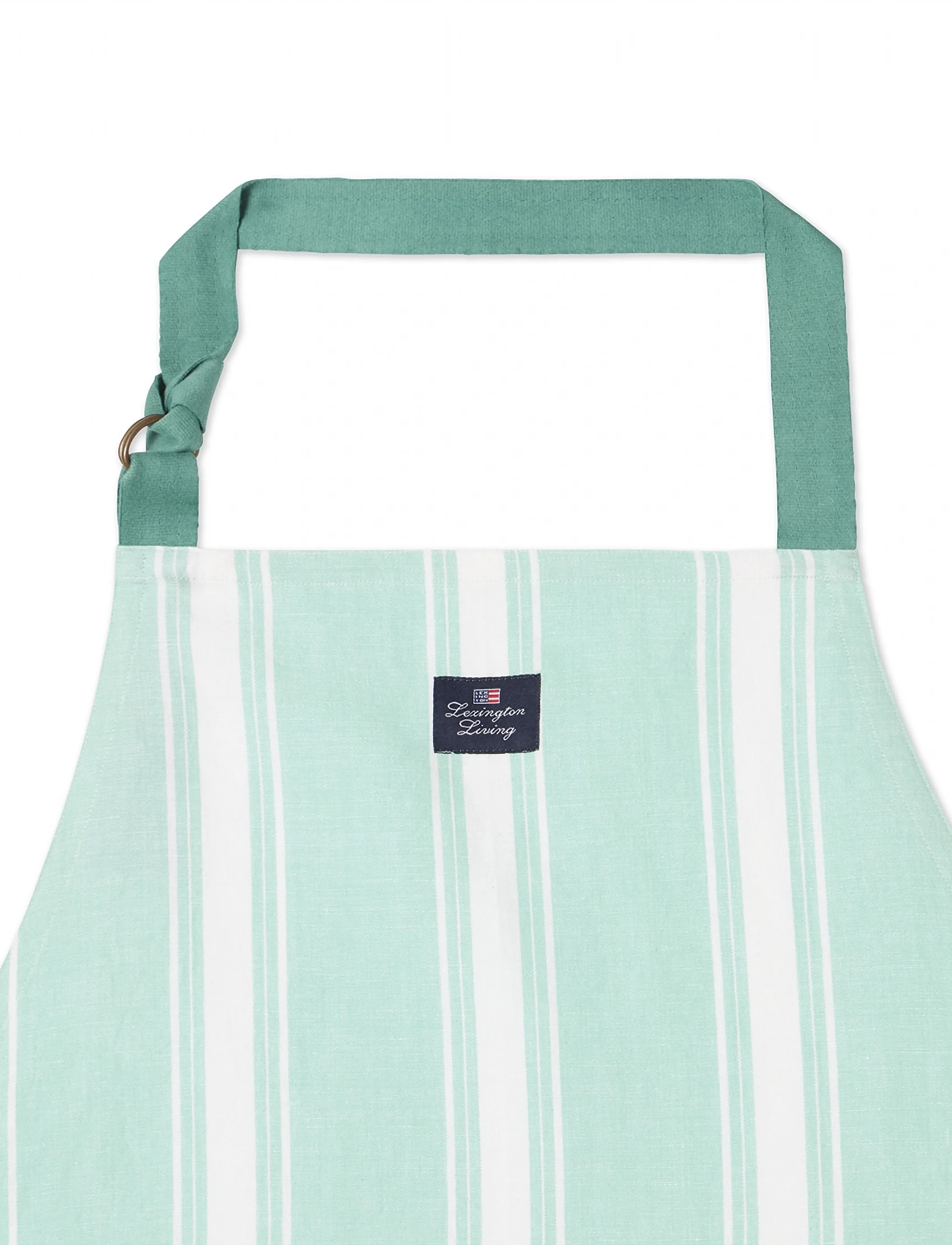 Lexington Home - Striped Linen/Cotton Apron - tabliers - green/white - 2