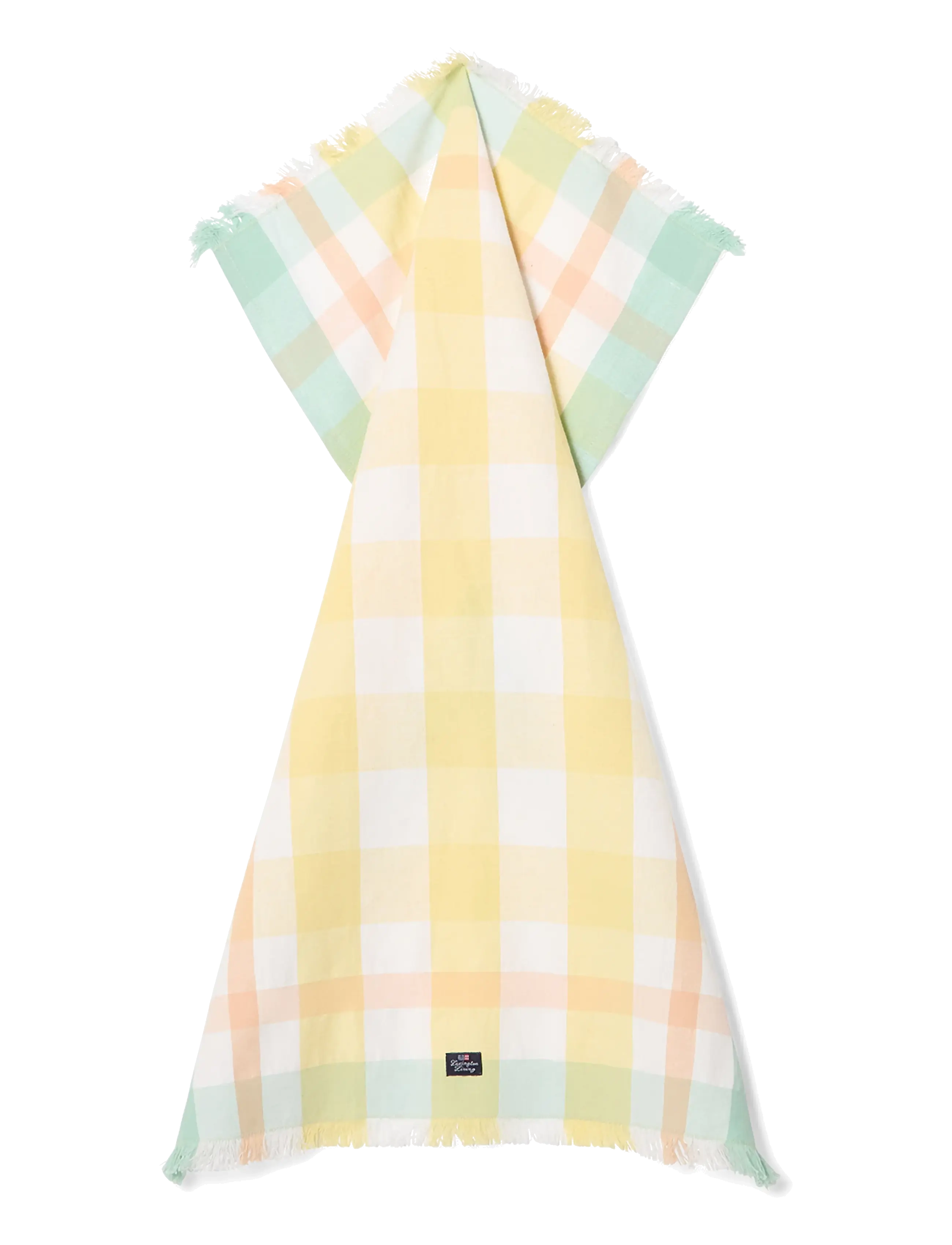 Lexington Home - Checked Linen/Cotton Kitchen Towel - yellow/white/green - 1