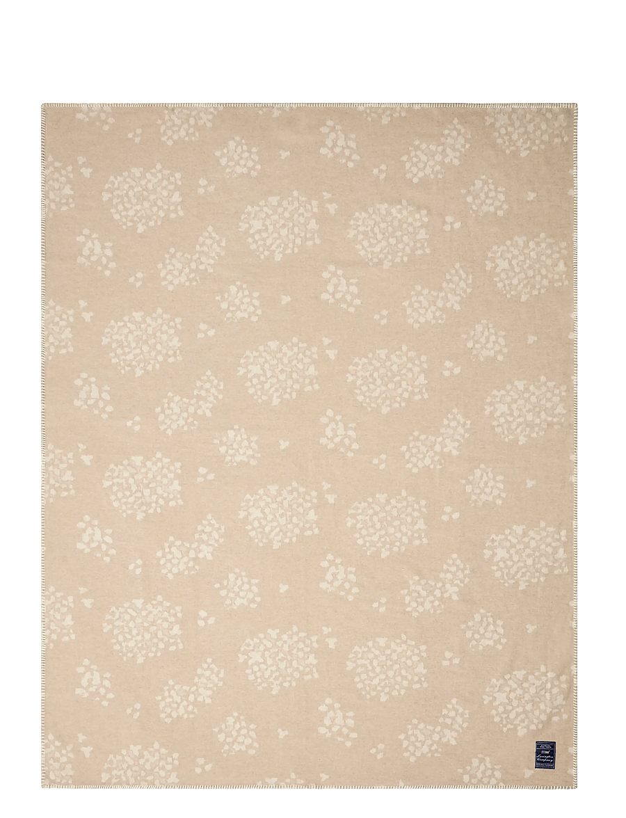 Lexington Home - Floral Jacquard Recycled Wool Throw - tekstiilid välitingimustes - beige/white - 3