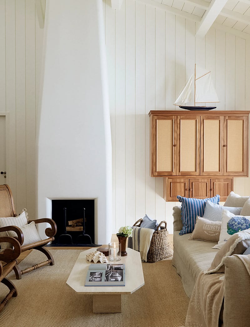 Lexington Home - Blue/White Striped Organic Cotton Pillow Cover - blue/white - 2