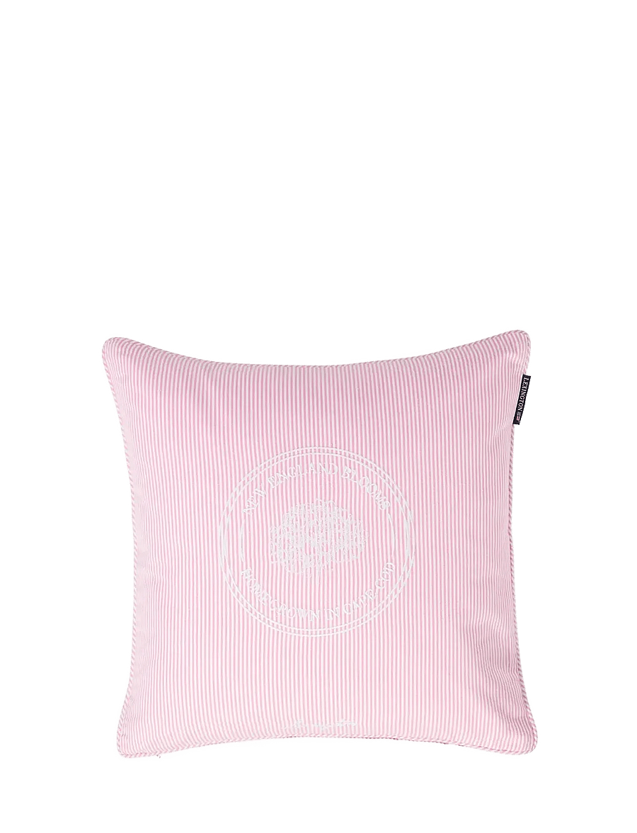 Lexington Home - Pink/White Striped Organic Cotton Pillow Cover - kissenbezüge - pink/white - 1