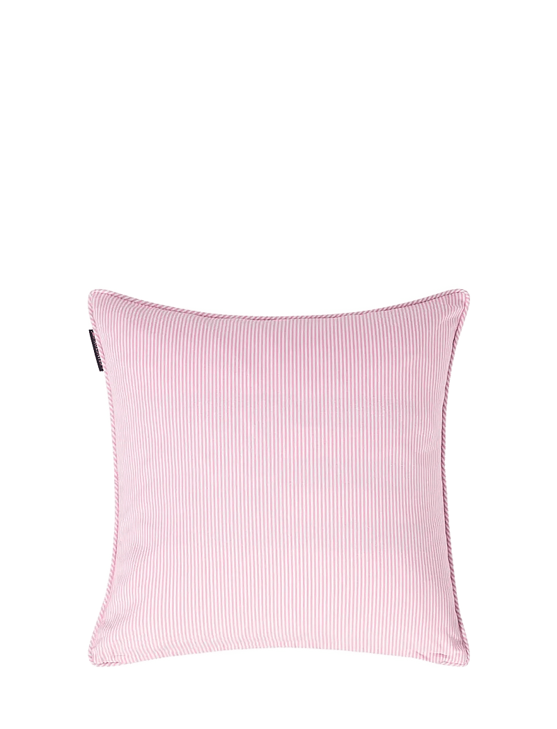 Lexington Home - Pink/White Striped Organic Cotton Pillow Cover - cushion covers - pink/white - 2