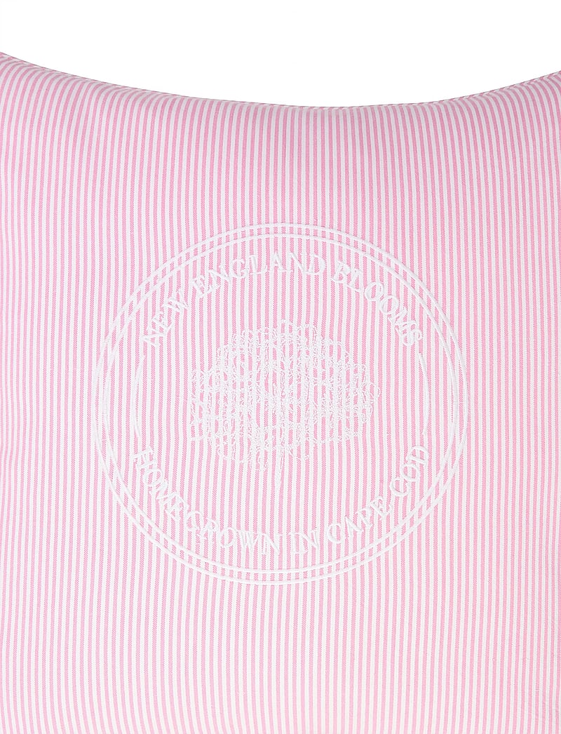Lexington Home - Pink/White Striped Organic Cotton Pillow Cover - cushion covers - pink/white - 3