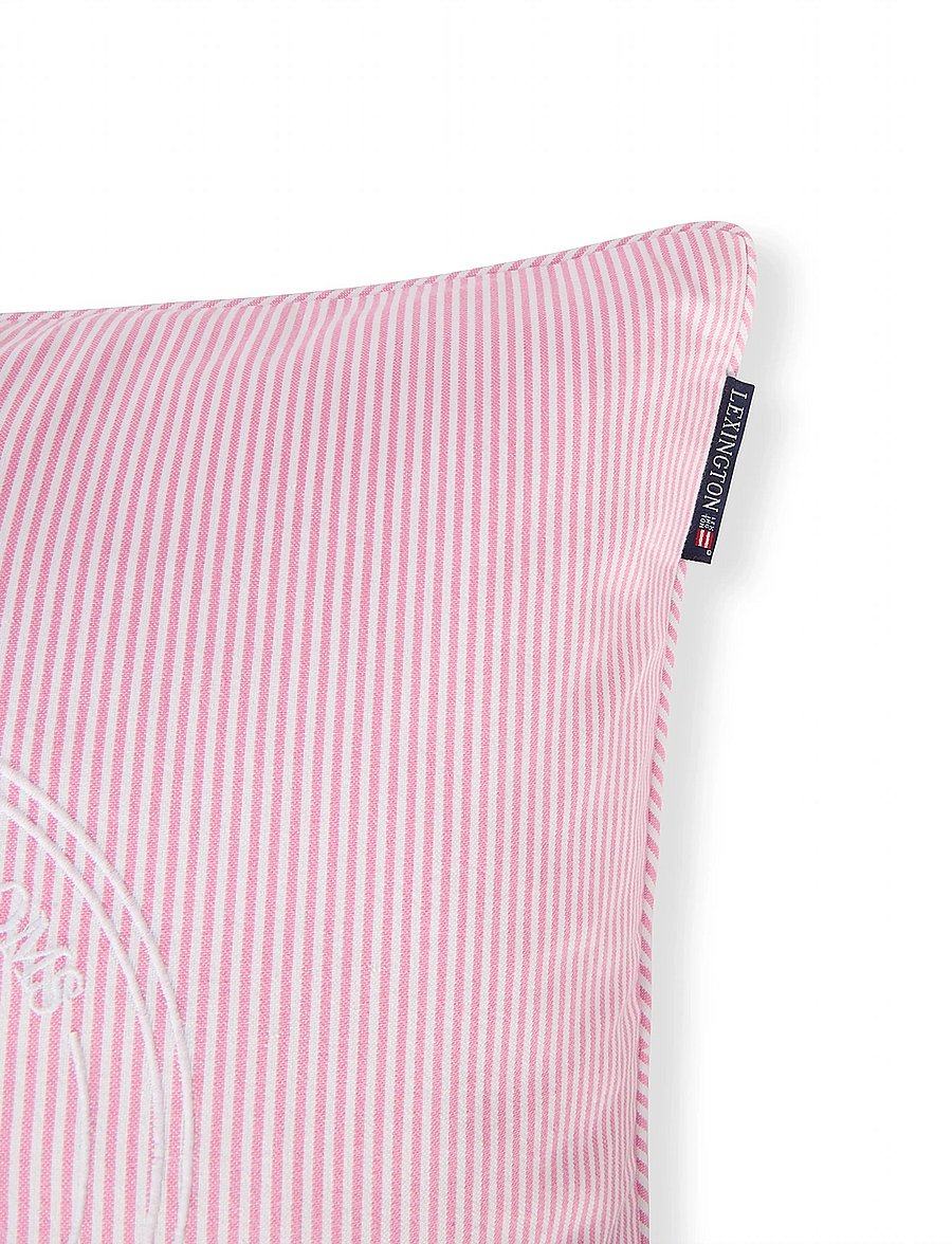 Lexington Home - Pink/White Striped Organic Cotton Pillow Cover - kissenbezüge - pink/white - 4