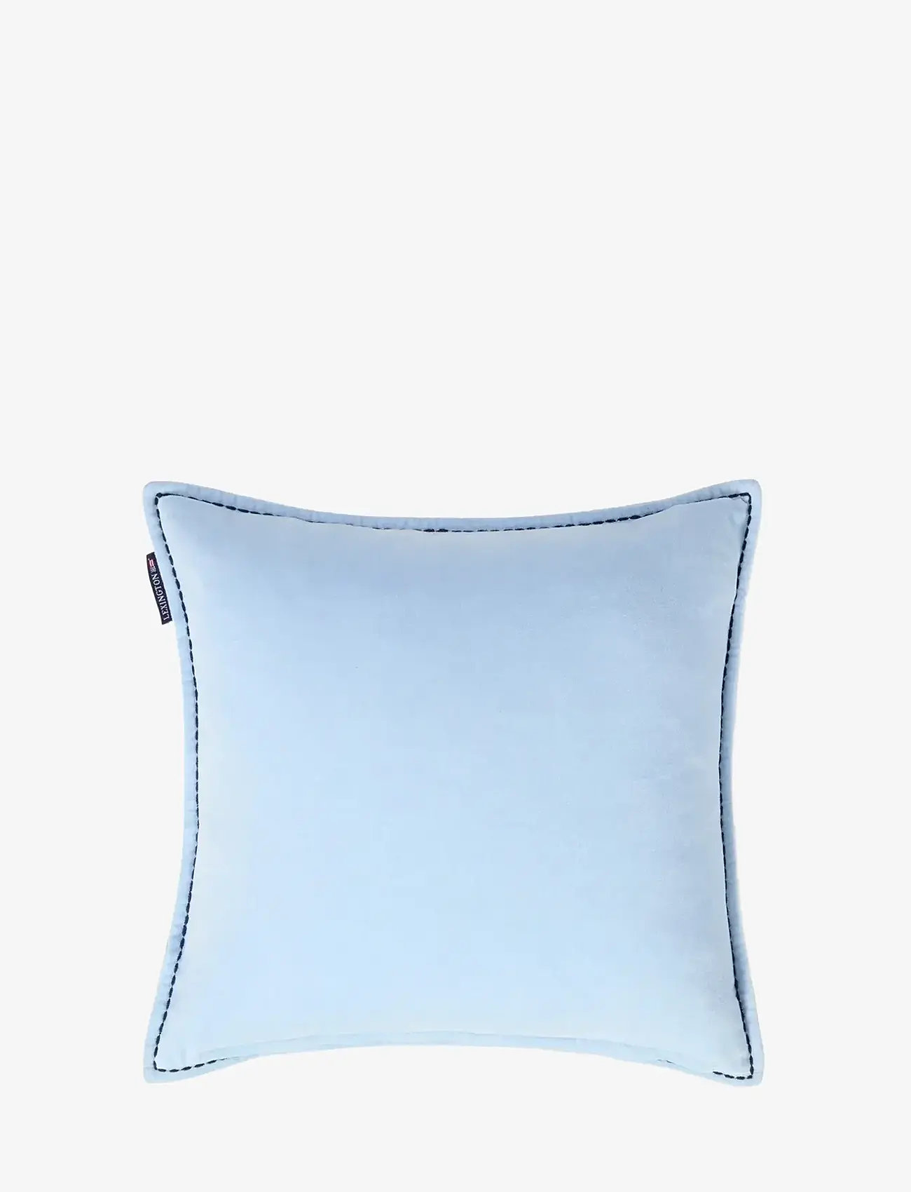 Lexington Home - Blue Logo Organic Cotton Velvet Pillow Cover - padjakatted - blue - 1