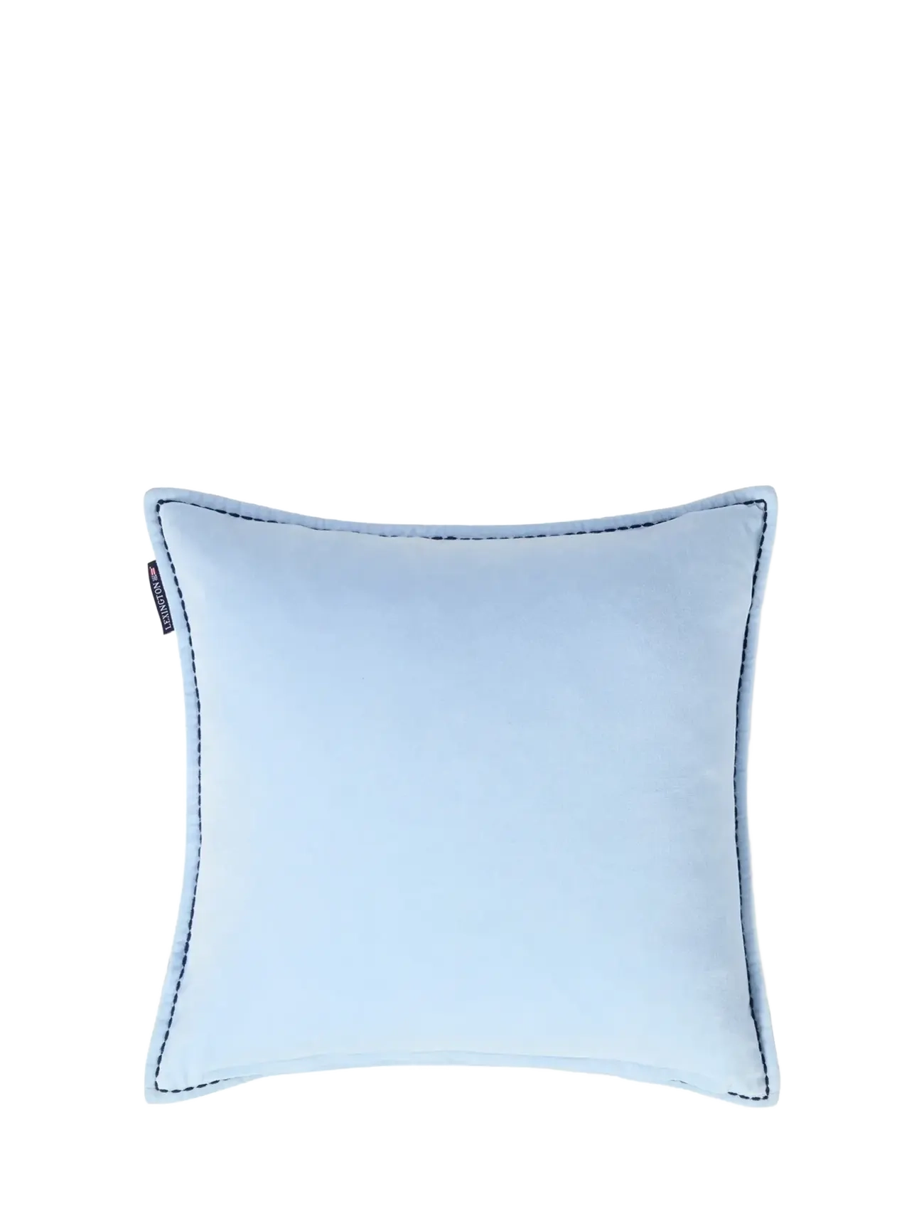 Lexington Home - Blue Logo Organic Cotton Velvet Pillow Cover - blue - 2
