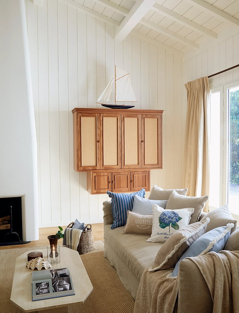 Lexington Home - Linen/Cotton Fringe 50x30 Pillow - prydnadskuddar - white - 2